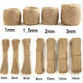 Wholesale hangtag jute cord hotest durable  hemp rope for decoration